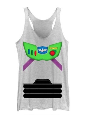 Disney Women’s size small Buzz Light Year Toy Story cosplay racerback tank NEW